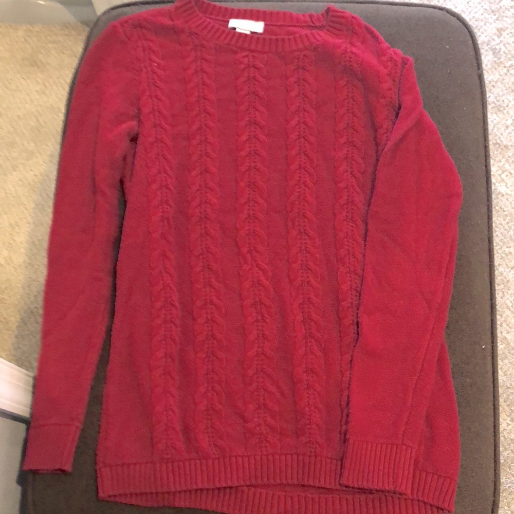 Red Loft Sweater